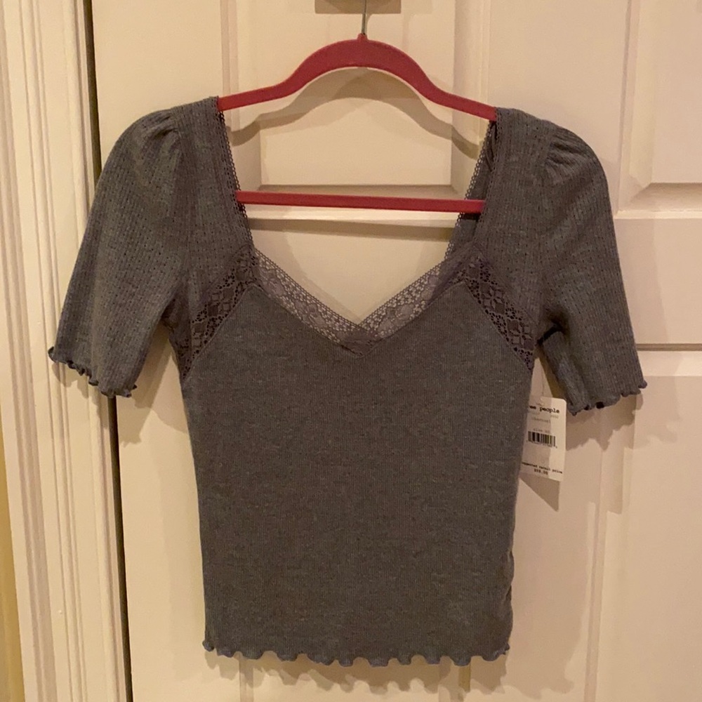 Free People Short Sleeve Shirt